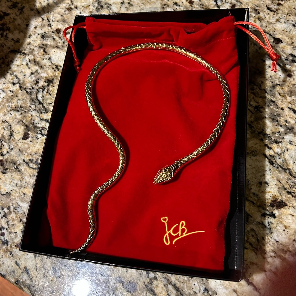 Jean-Charles Boisset Gold Snake Necklace - Picture 3 of 4